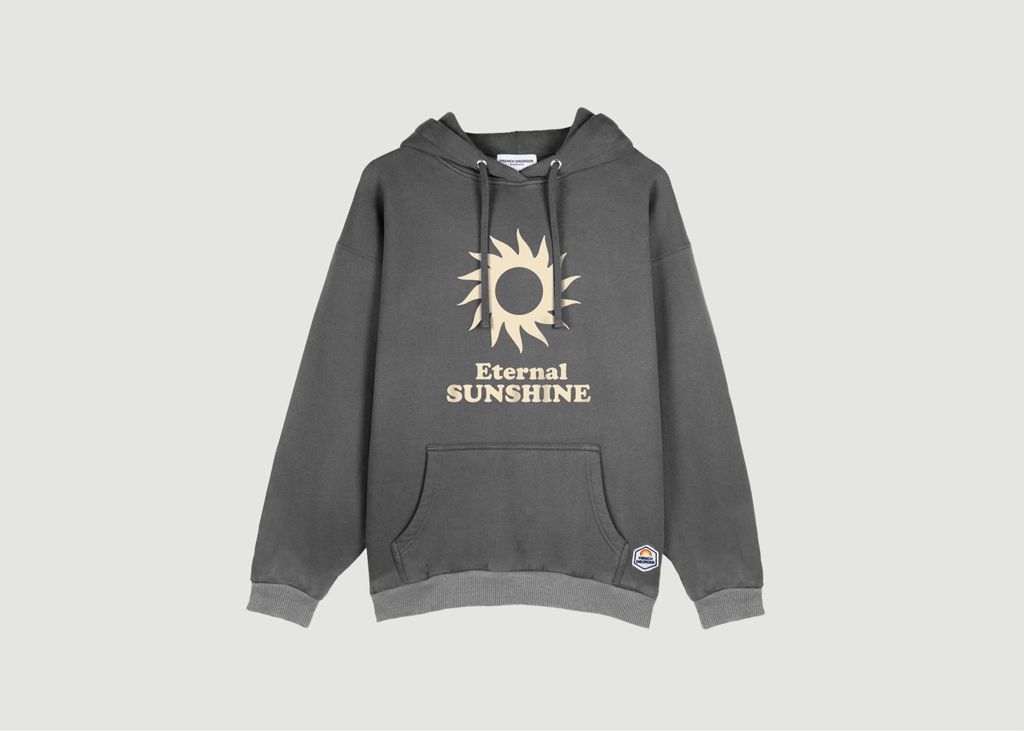 French Disorder Washed Eternal Sunshine Cotton Hoodie