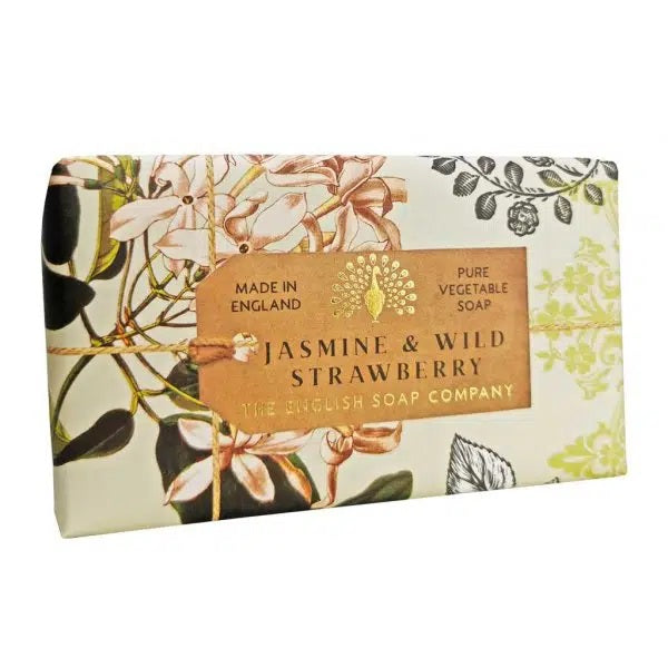 The English soap company Jasmine and Wild Strawberry Soap Bar