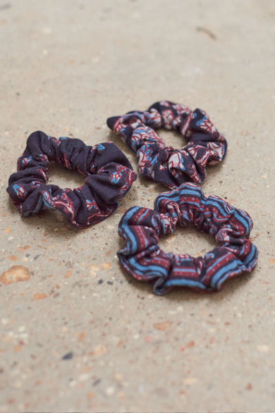 Orli Multi Print Scrunchie Trio