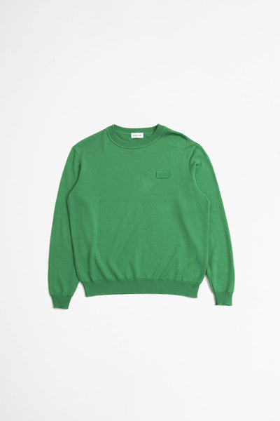 Sweatshirt Plain Cotton Green