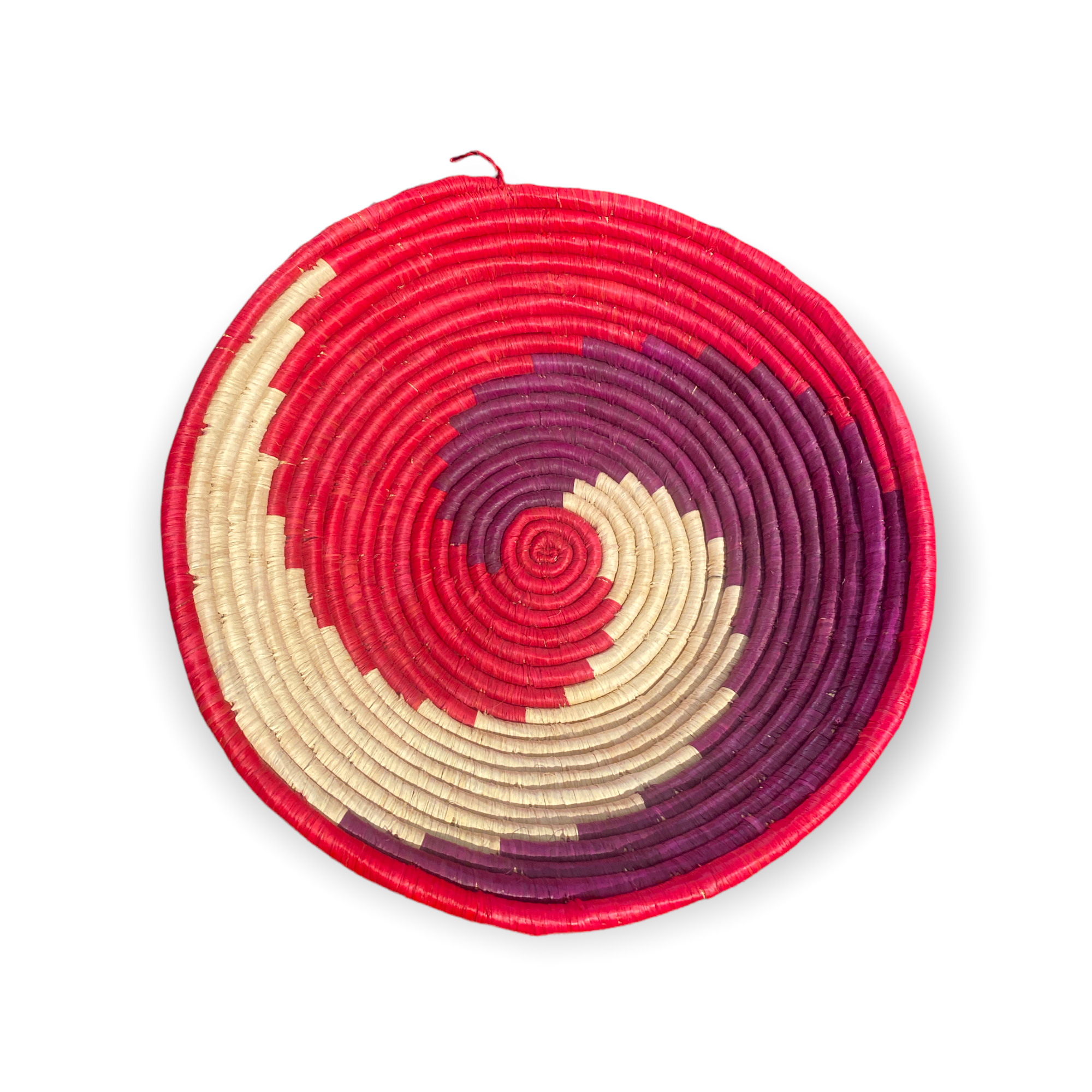 botanicalboysuk Senegal Wall Basket - Red 30x10cm