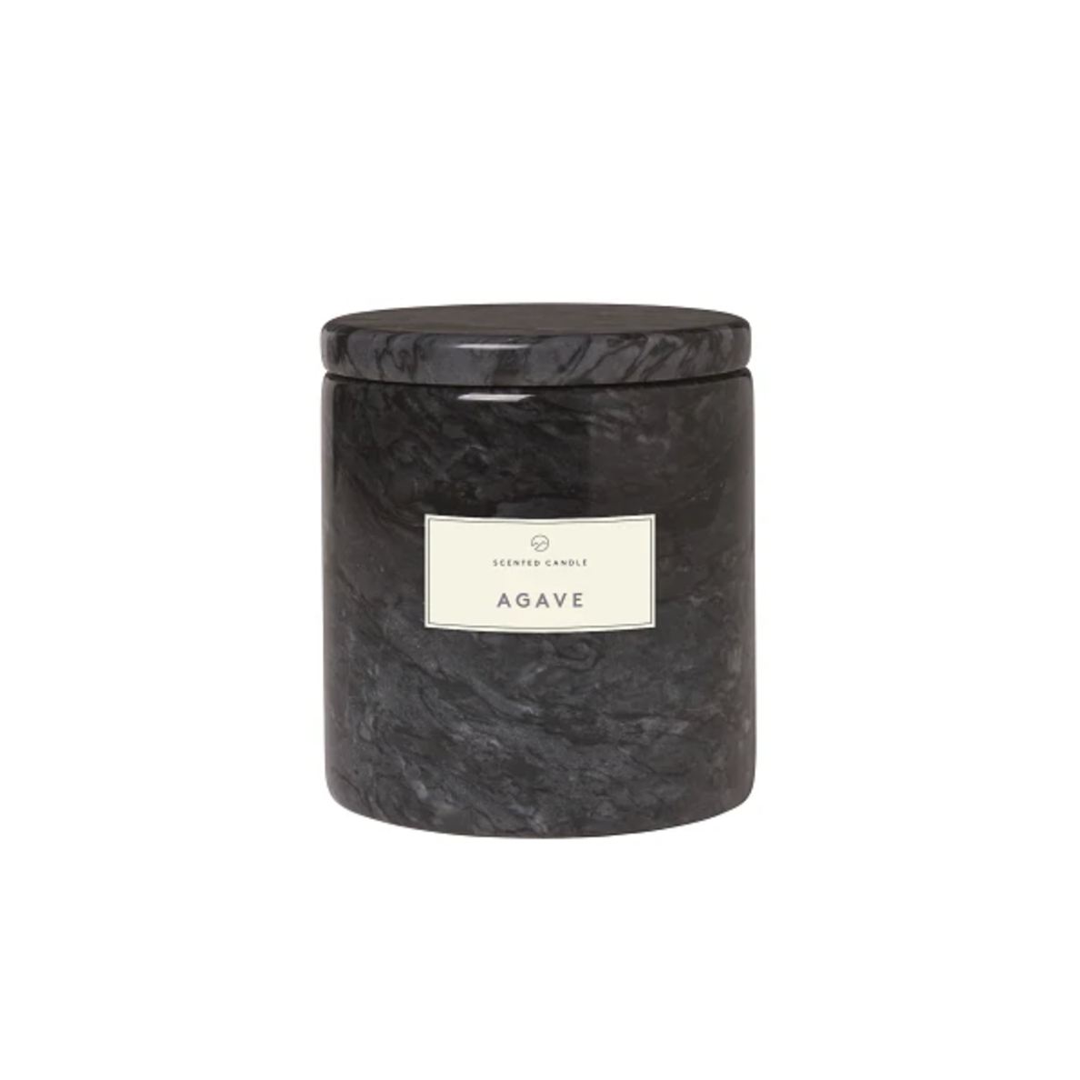 Scented Candle with Marble Container in Large - Agave