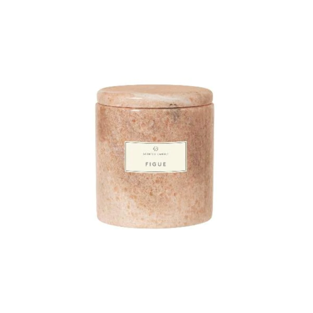 Scented Candle with Marble Container in Large - Figue