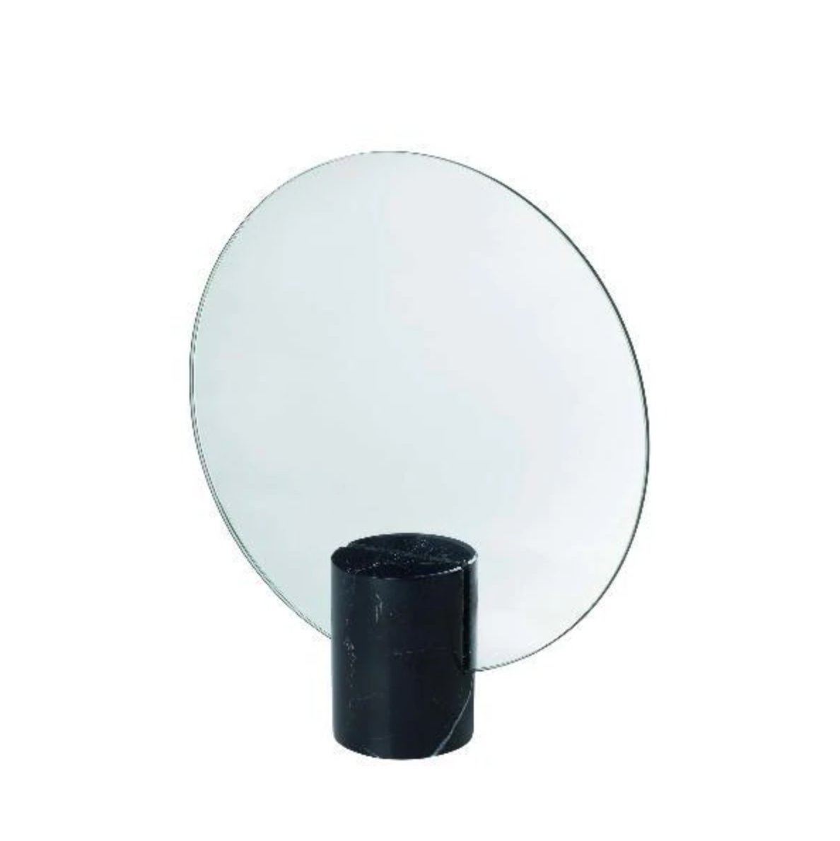 Blomus Round Table Mirror with Black PESA Marble Stand