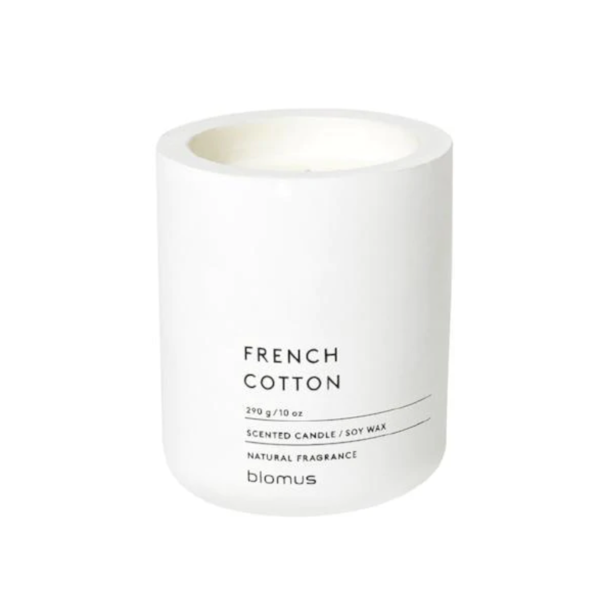 Scented Soy Wax Candle in Large - French Cotton