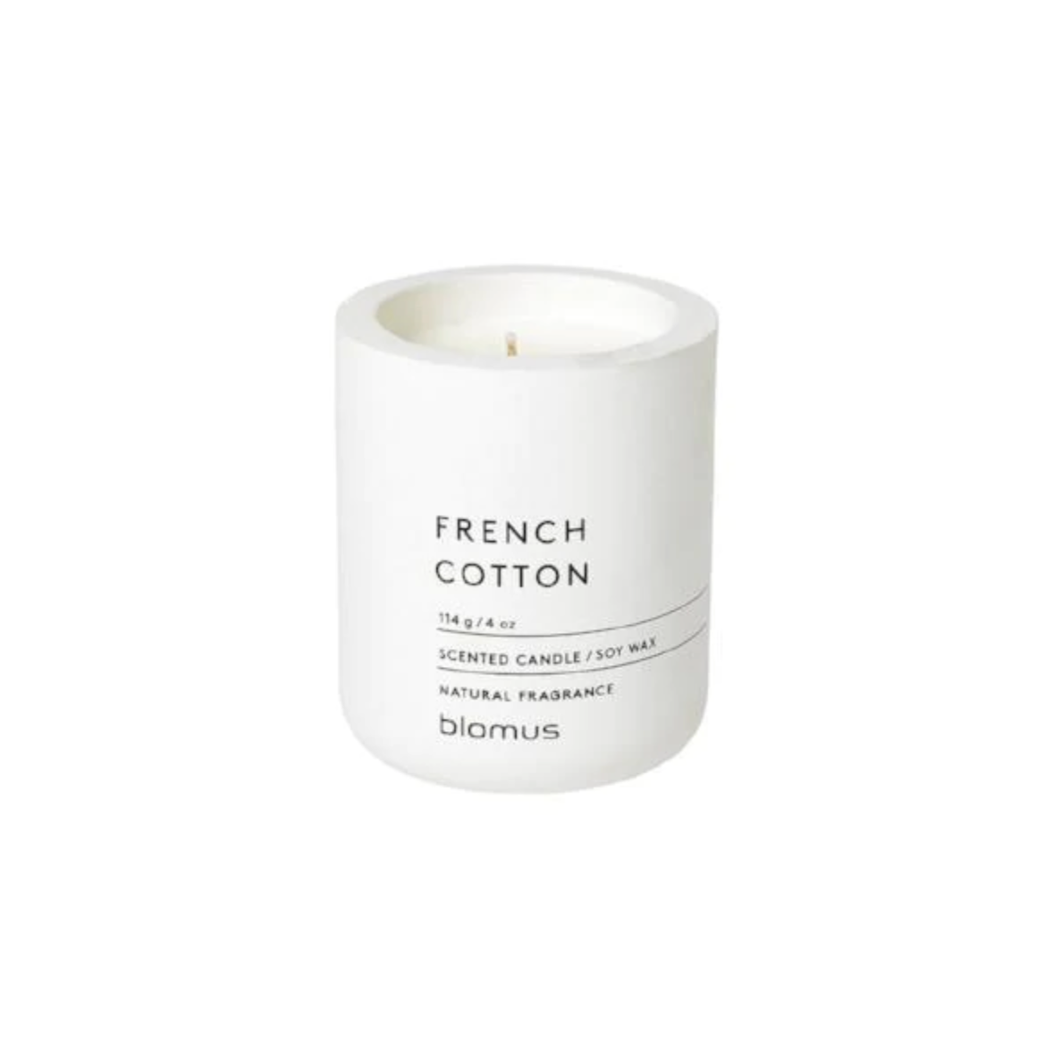 Scented Soy Wax Candle in Small - French Cotton