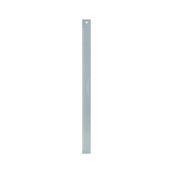 40 Cm Wooden Ruler Light Grey