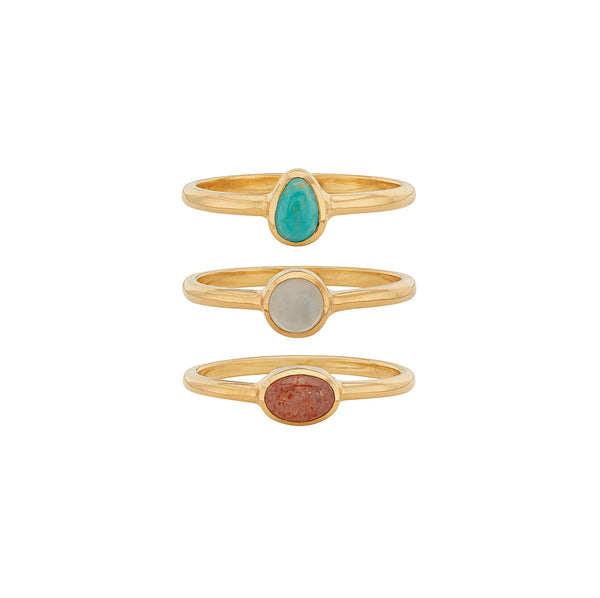 Anna Beck Oasis Dainty Stacking Ring Set