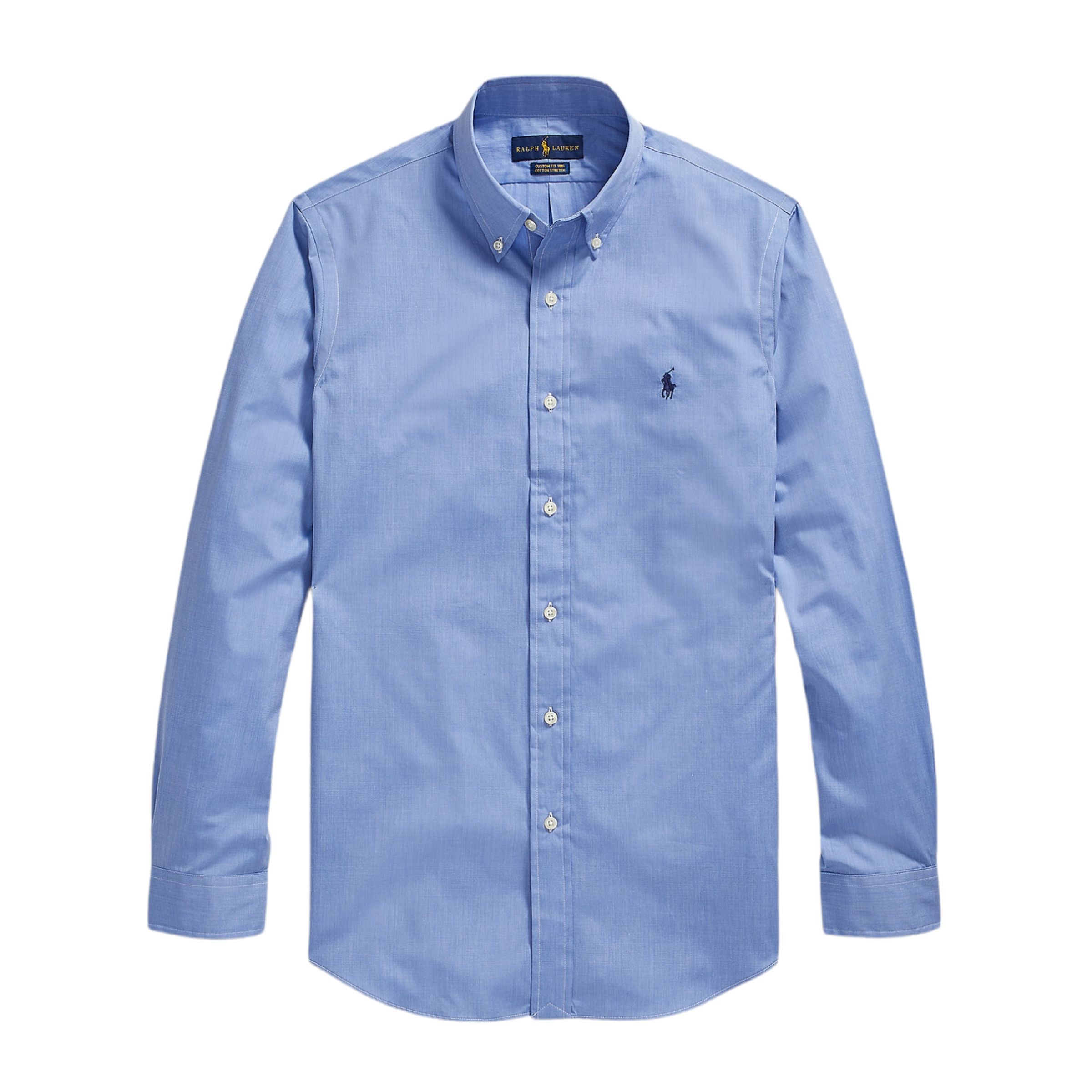 Classic Fit Men's Shirt Blue Performance