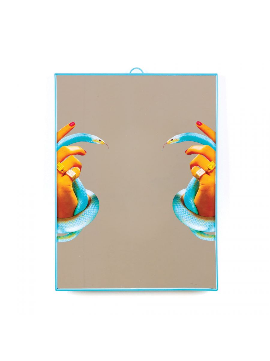 Seletti Toiletpaper Mirror Big Hands with Snakes