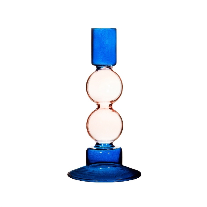 Sass & Belle  Pink & Blue Bubble Candle Holder
