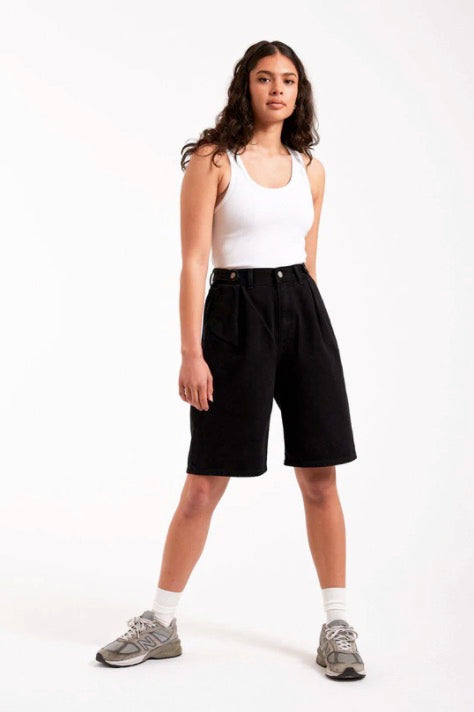 Washed Black Kaia Shorts