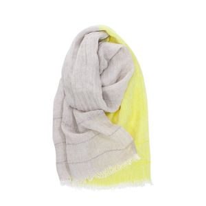 the-aloft-shop-linen-scarf-yellow-split