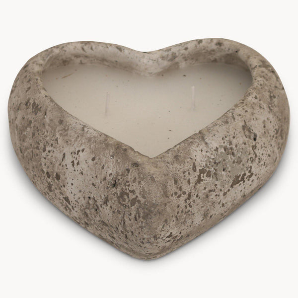 Distinctly Living Heart Candle Stone