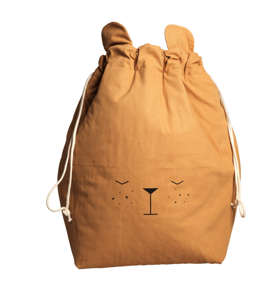FABELAB Ocher Bear Storage Bag