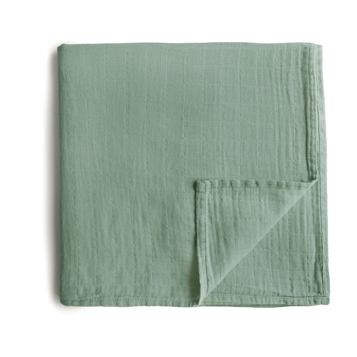 FABELAB Roman Green Organic Cotton Muslin Swaddle Blanket