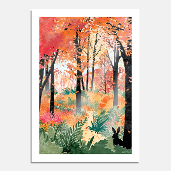 Ruth Thorp Studio Forest Bathing A3 Art Print