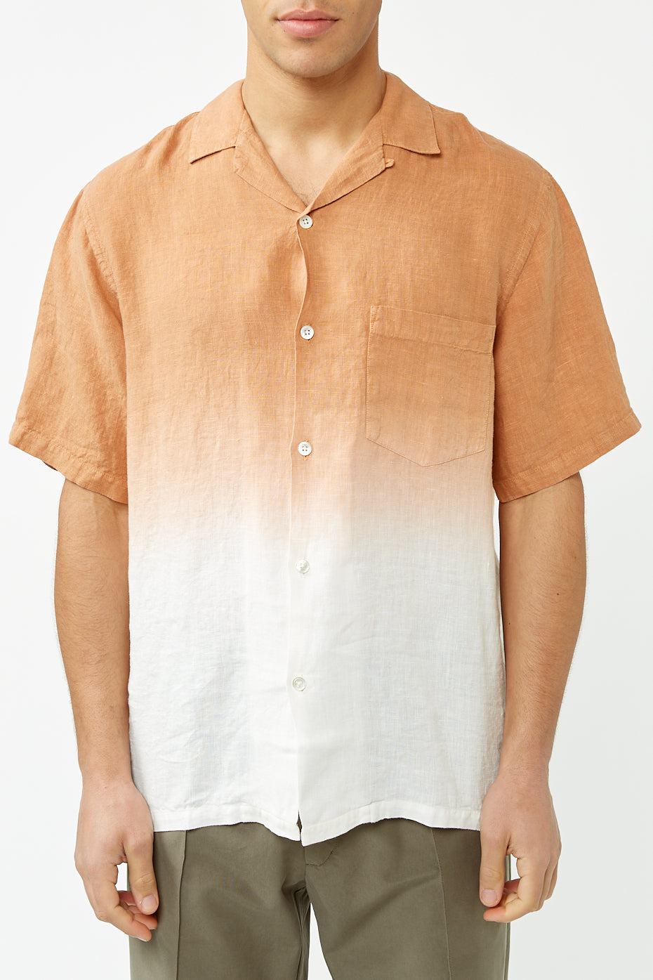  Portuguese Flannel Dye Dip Linen Shirt