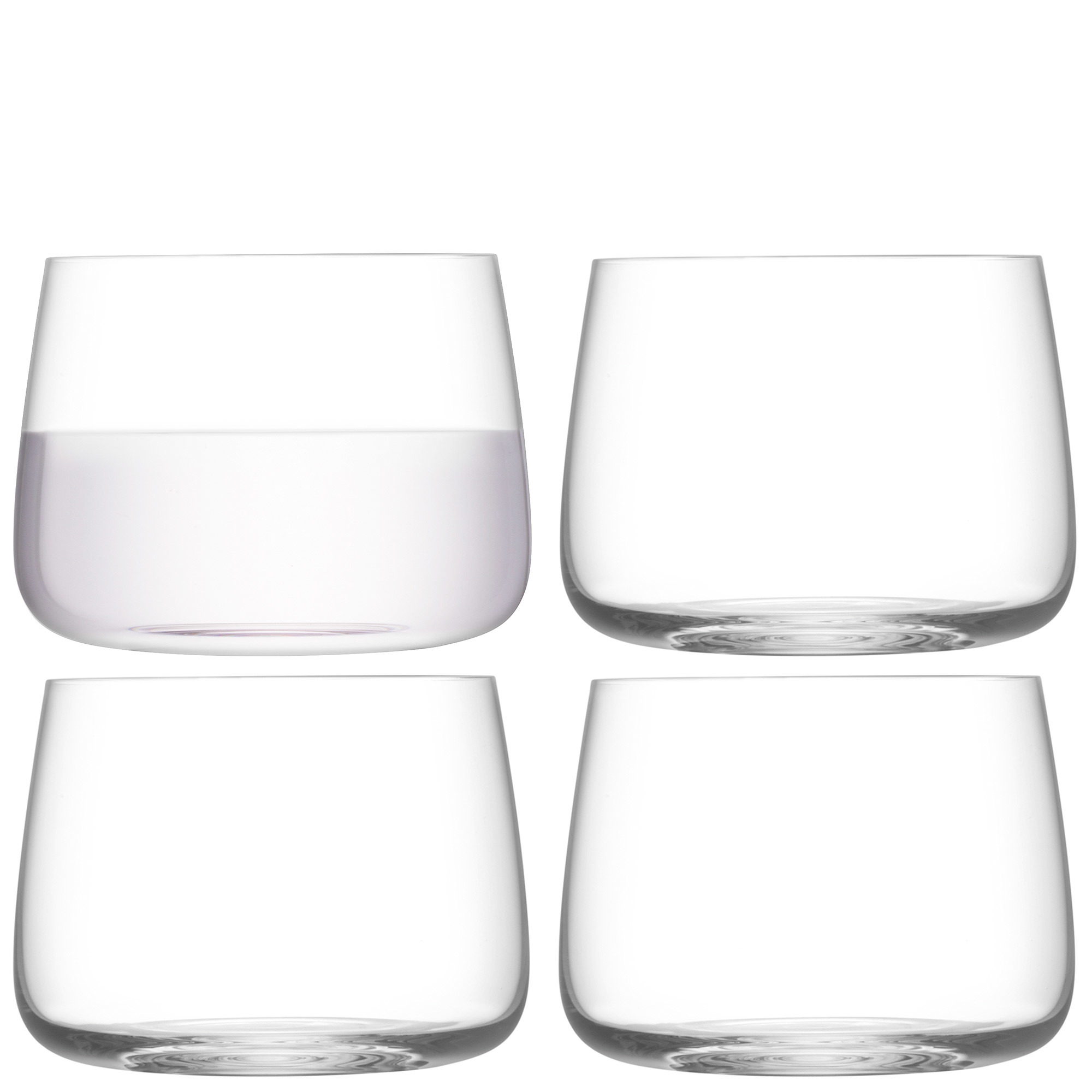 LSA International Set of Metropolitan Stemless Glass Set of 4 - 360ml