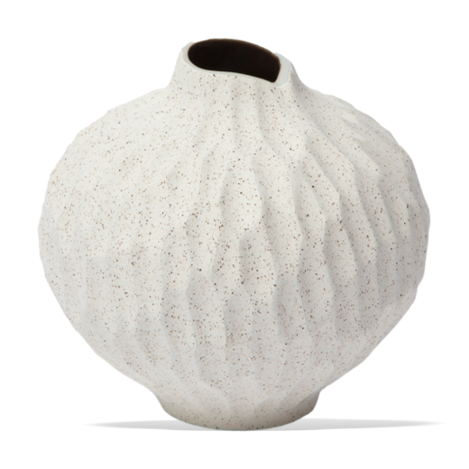 Lindform Line Vase Cut Medium Sand White