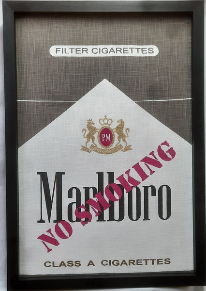 Marlboro No Smoking Print - Slate