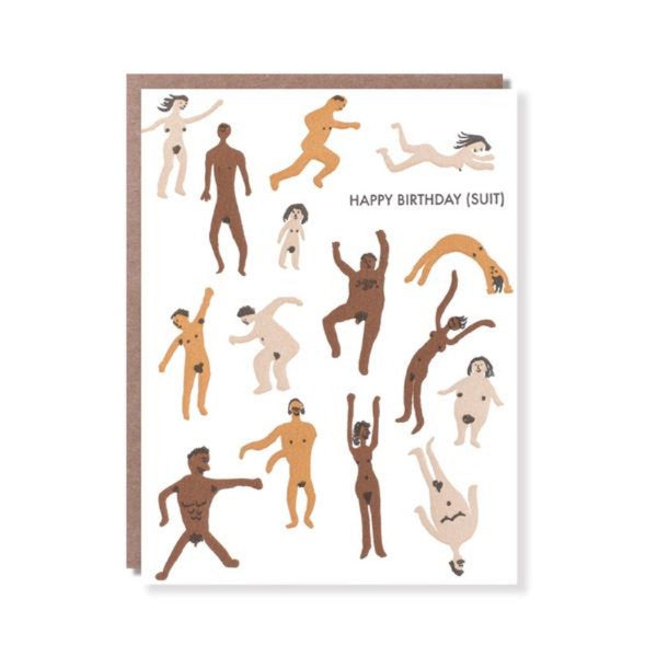 Birthday Suit Greeting Card