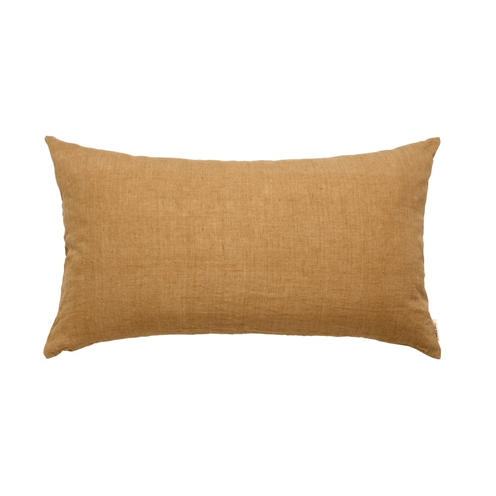 Caramel Linen Gable Cushion