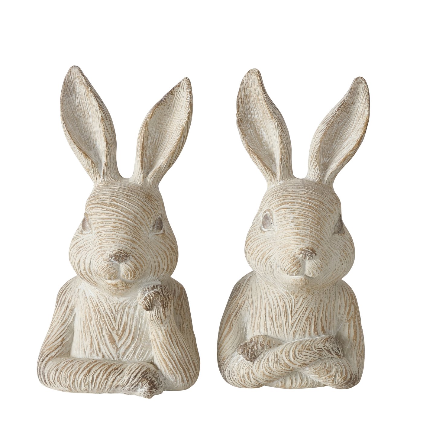 &Quirky Rabbit Head Figure : Hand on Chin or Arms Crossed
