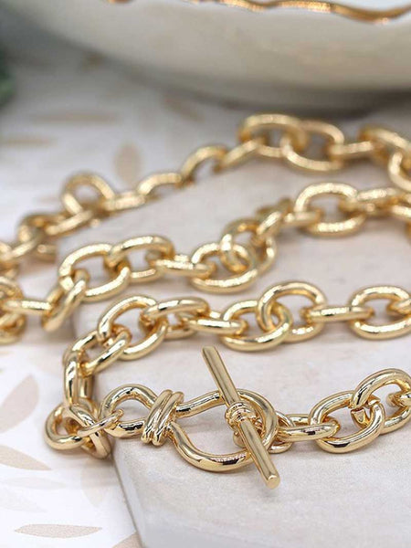 Oval Link Chain Necklace