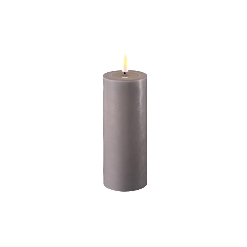Scottie & Russell Grey Wax LED Candle - 5x12.5cm