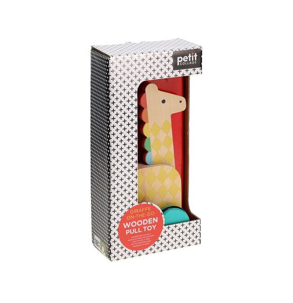 On-The-Go Giraffe Wooden Pull-Toy