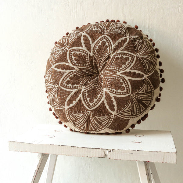 Bloomingville Round Woven Cizzy Cushion