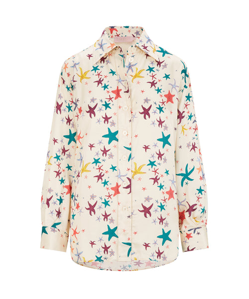 Billie Shirt Cream Starfish Shirt