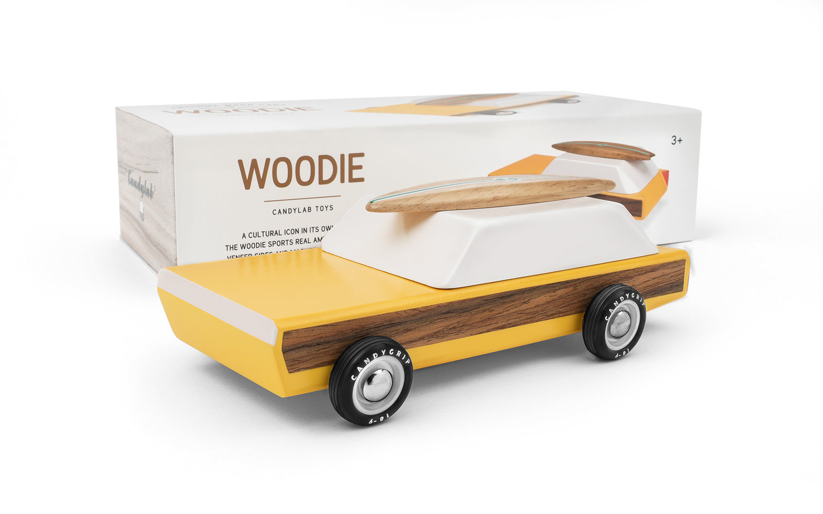 Cars Woodie Toy Car - Yellow