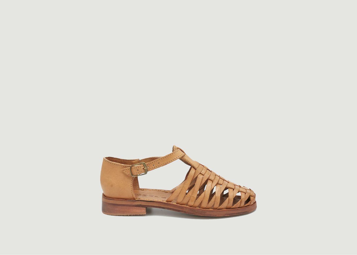 Mapache Medusa Sandals In Cowhide Leather