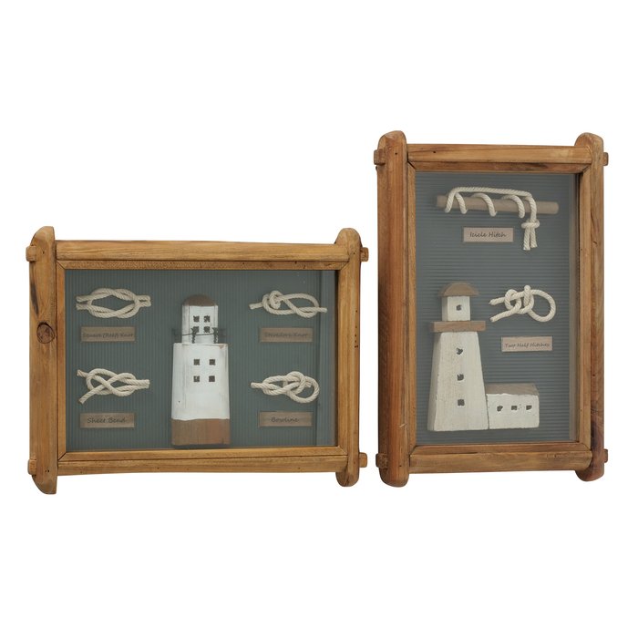 &Quirky Fishing Knots With Lighthouse Wall Art : Landscape or Portrait