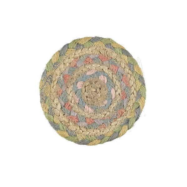 Pastel Fairisle Coasters - Set of 6