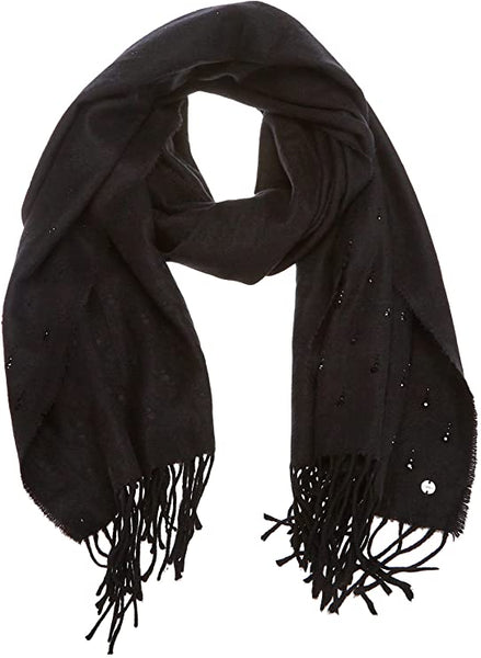 Black Diamante Scarf