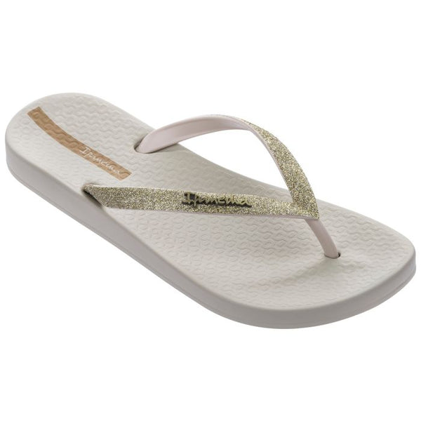 Anatomic Lolita Glitter Ivory Flipflop