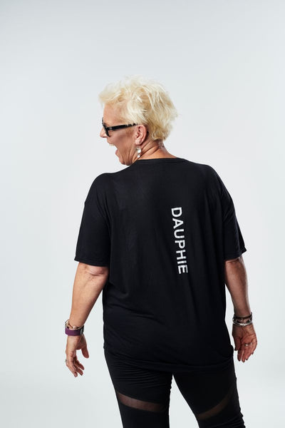 Dauphie Maggie Freedom T-shirt In Black