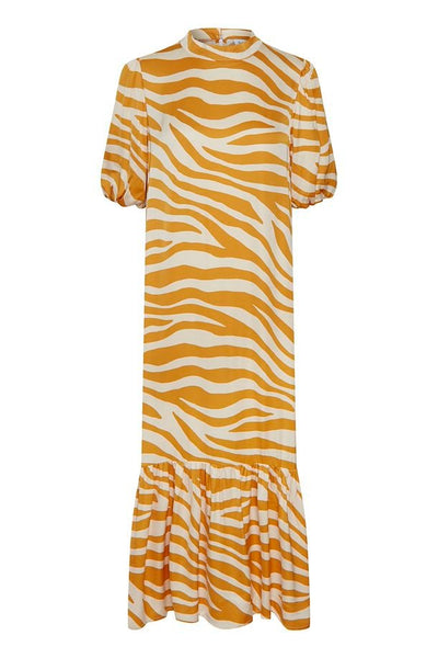 Saint Tropez Yellow Zebra Print Dress