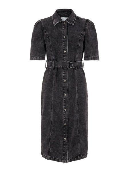 Carol Denim Dress Black