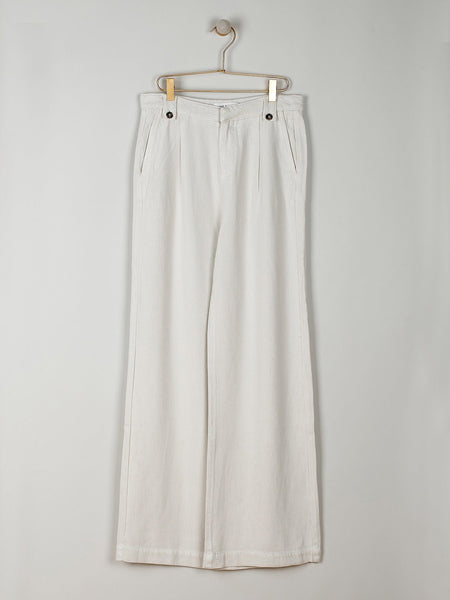 High Waisted Trousers In Stone