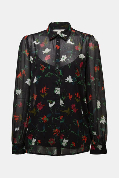 Printed Chiffon Blouse