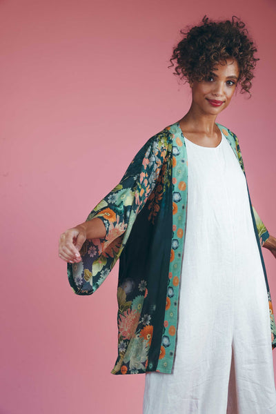 Trailing Wisteria Kimono Jacket