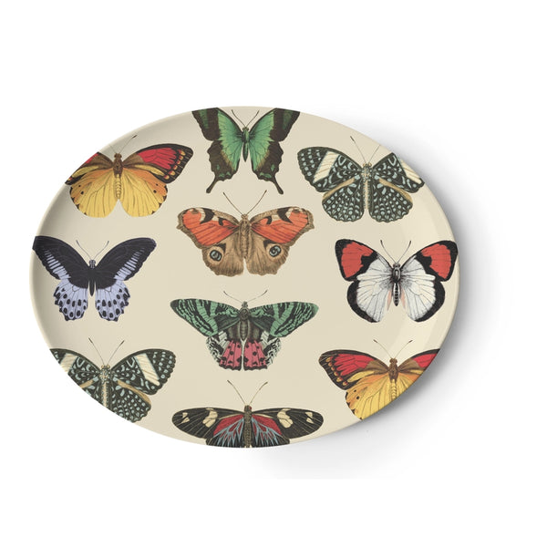 Thomas Paul Butterfly Metamorphosis Oval Platter