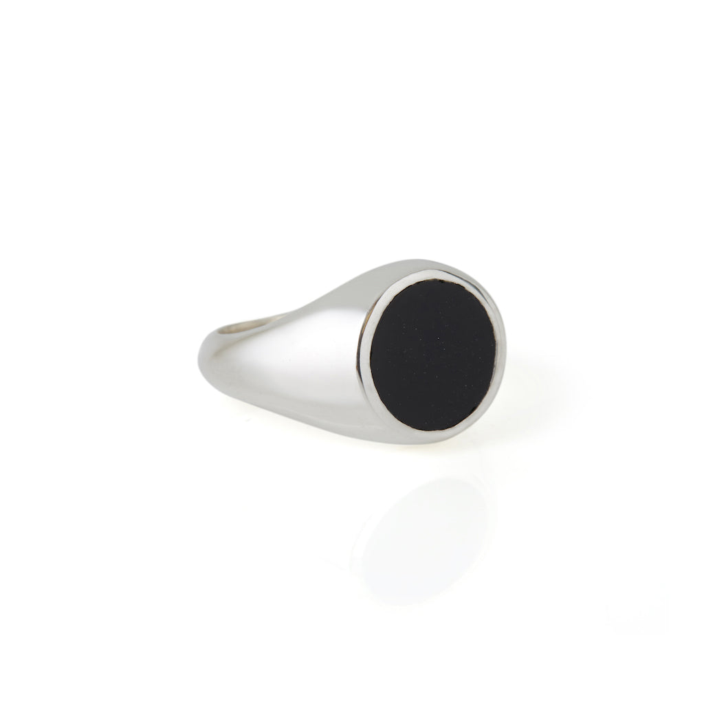 Reflection Mini Ring Silver / Black Onyx