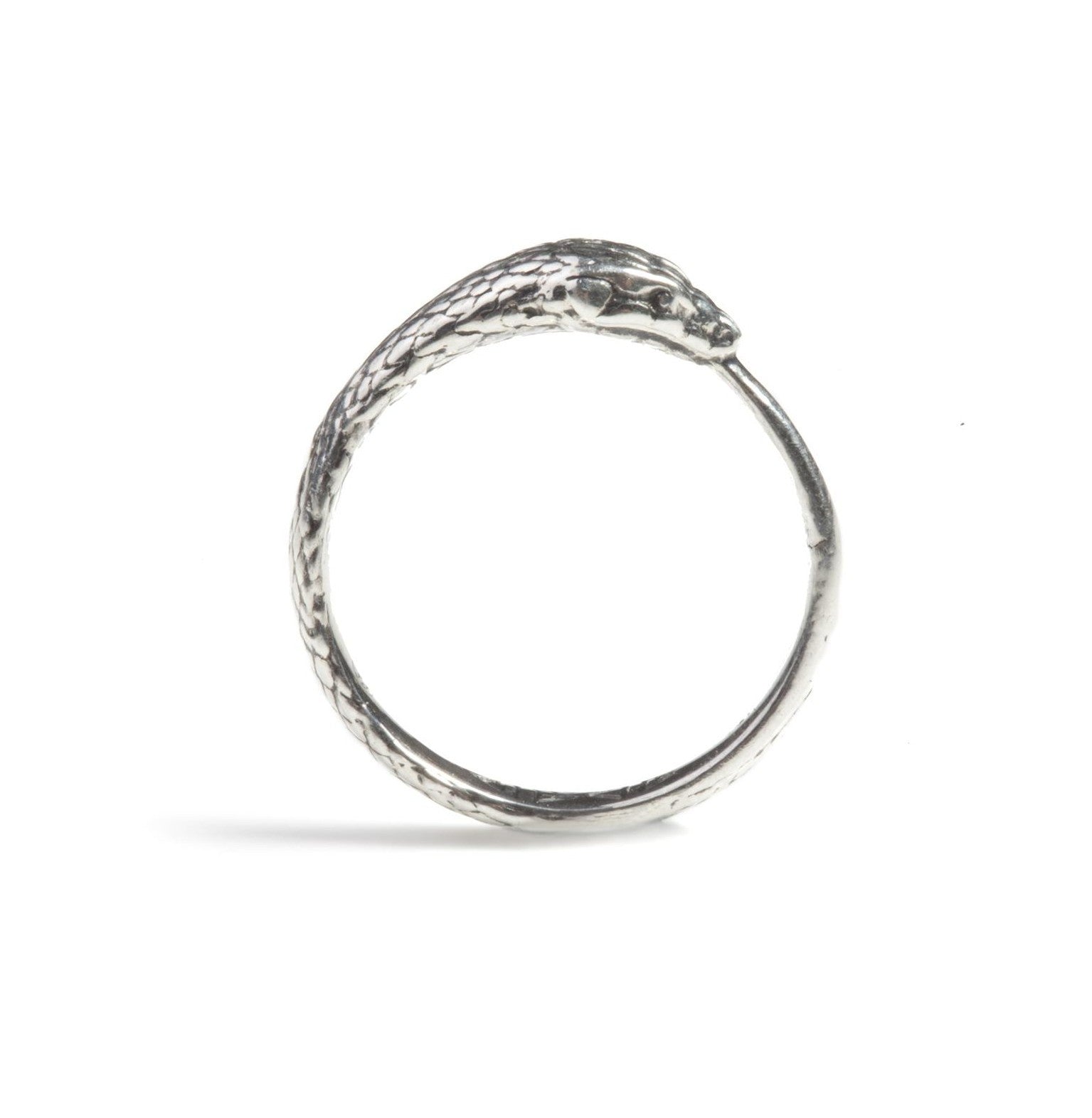 Rachel Entwistle Ouroboros Snake Ring Silver