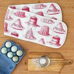 Double Oven Glove - Pink Jelly & Cake