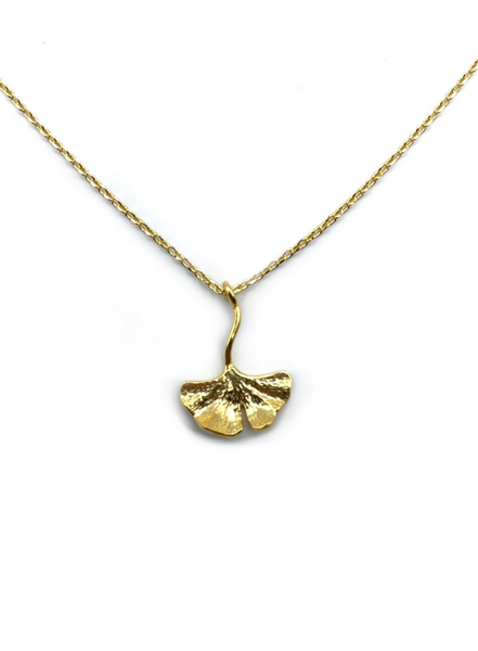 sixton Gingko Leaf Necklace From London